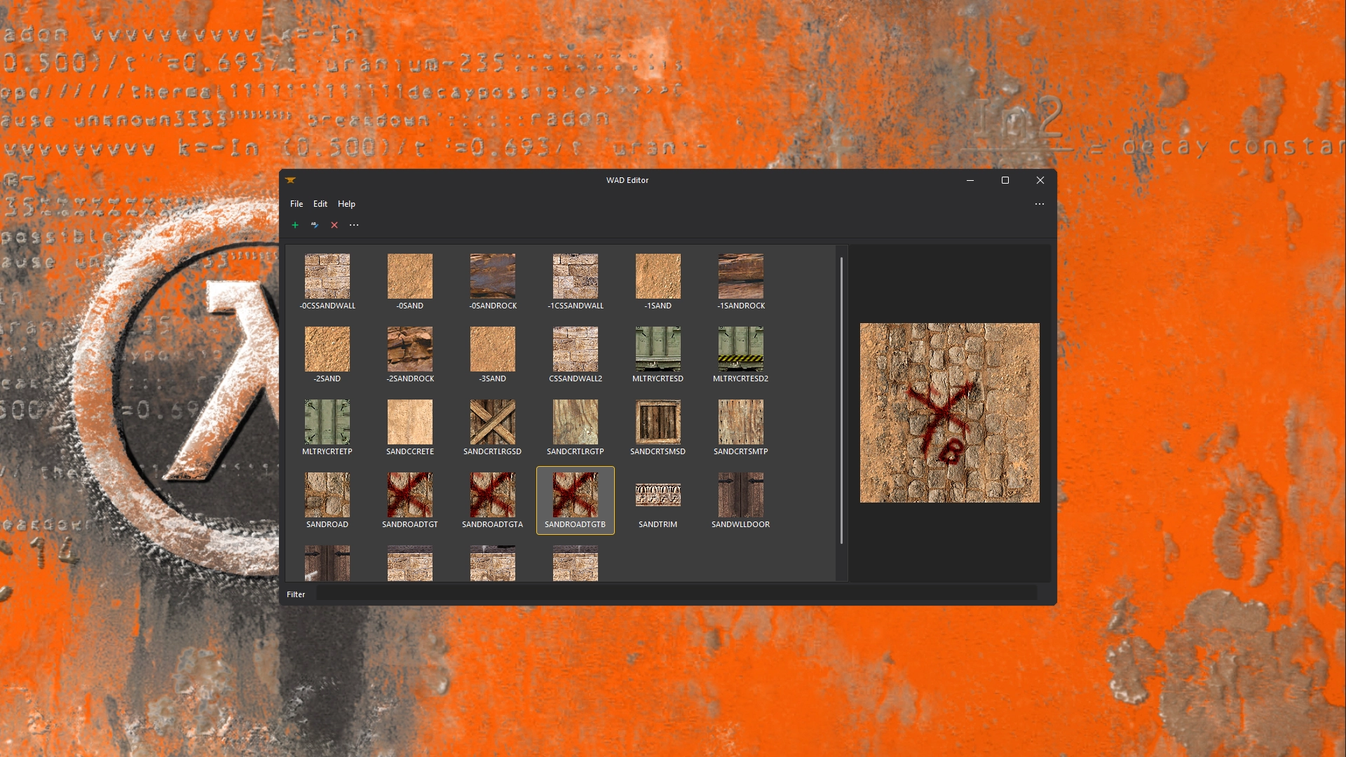 WAD editor screenshot